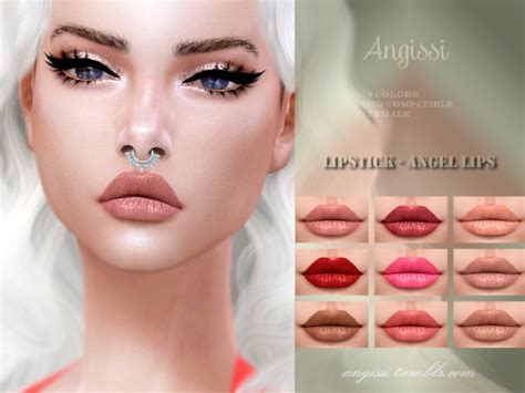 Lipstick Angel Lips By Angissi At Tsr Sims 4 Updates