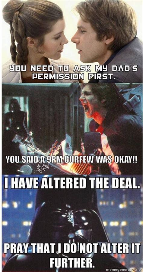 This Is The Kind Of Father I Will Be Lol Star Wars Pictures Star Wars Images Funny Quotes