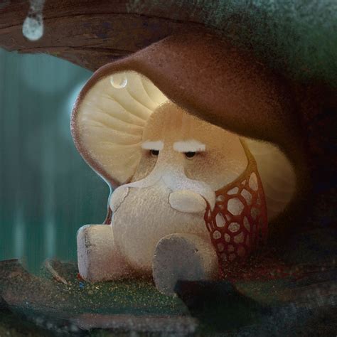 Tiny Mushroom Wizard Andrew Ley On Artstation At