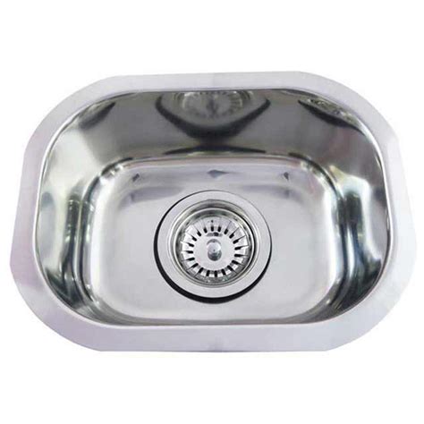 Small Bar Single Bowl Inset Kitchen Sink Stainless Steel Tub Cm2 10l