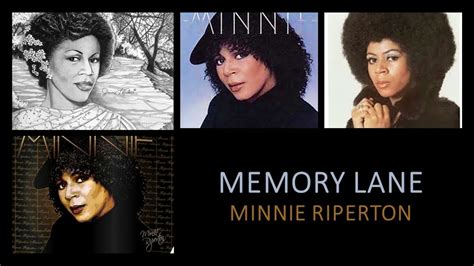 Minnie Riperton Memory Lane 1979 Youtube