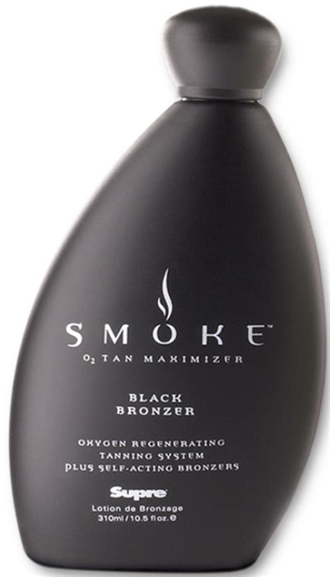 Supre Tan Smoke Black Bronzer Oxygen Infused Tanning Lotion 105 Oz
