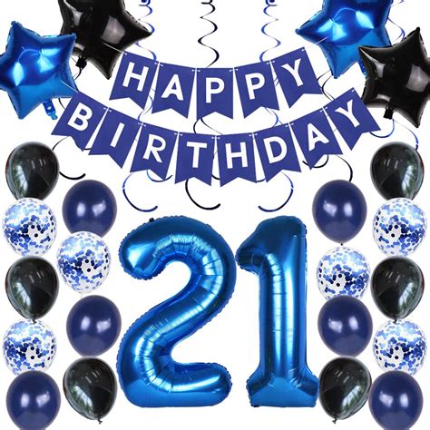 Buy 21st Birthday Decorations 21st Birthday Decorations For Him Happy
