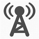 Icon Tower Radio Communication Cell Broadcast Icons