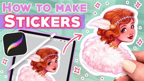How To Make Stickers In Procreate Cut With A Cricut 🎨 ️ Tutorial