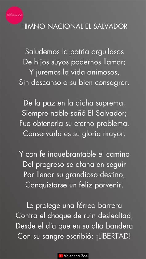 Himno Nacional El Salvador Y Sus Origenes Guanacos Im - vrogue.co
