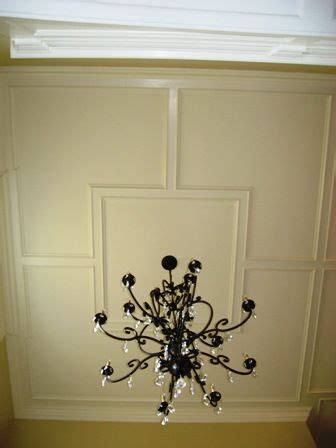 False ceiling wedding sophisticated bride round false ceiling spaces.false ceiling panels false ceiling design small.false ceiling kitchen. Flat Ceiling Panel With A Raised Panel Molding In Foyer ...