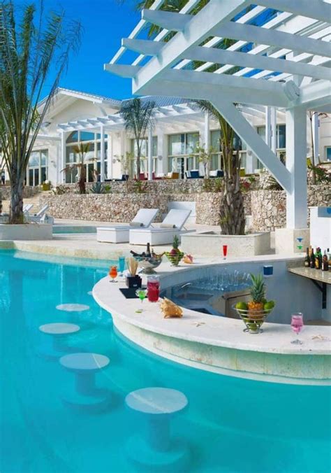 Mega Impressive Swim Up Pool Bars Built For Entertaining Luxury