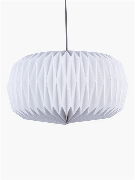 John Lewis Issie Grande Easy To Fit Paper Ceiling Light White