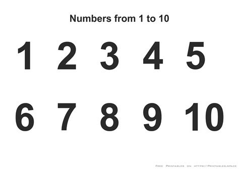Help children learn basic numbers with these free printable number flashcards. Transformative free printable numbers 1 10 | Rogers Blog