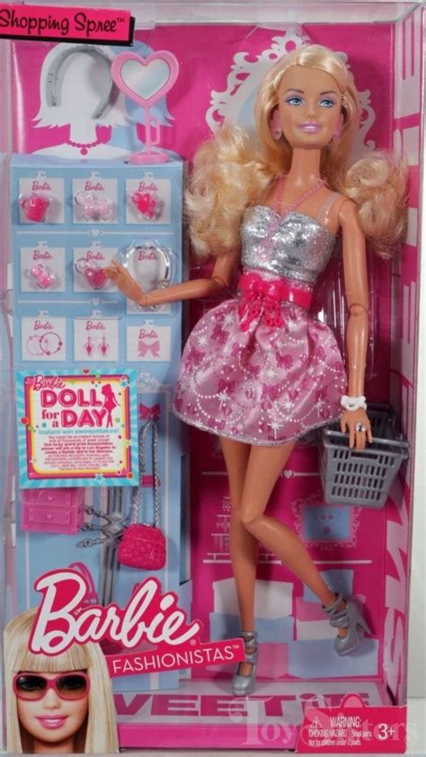 2009 Barbie Fashionistas Shopping Spree Sweetie Toy Sisters