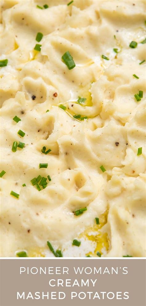 If you make pioneer woman's mashed potatoes …. Pioneer Woman's creamy mashed potatoes | Recipe | Creamy ...