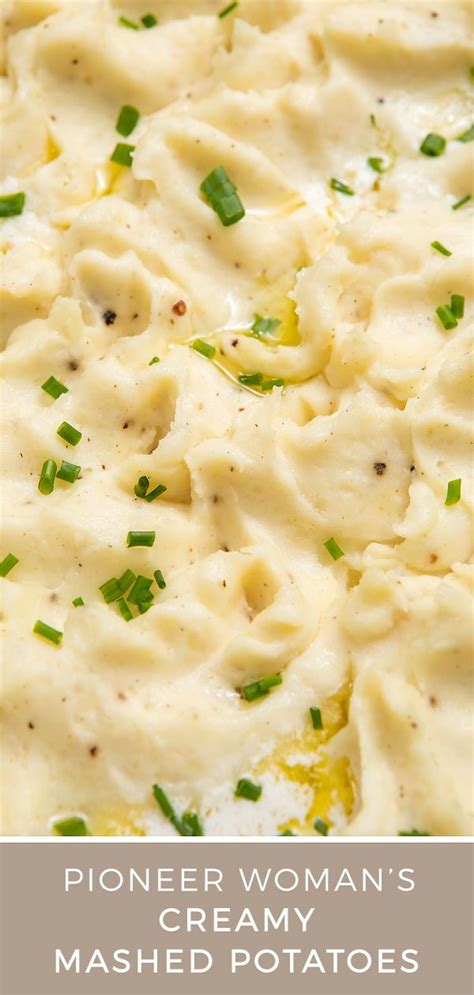 Add butter and mix with a wooden spoon or rubber spatula so the butter is evenly distributed. Pioneer Woman's creamy mashed potatoes will be the best ...