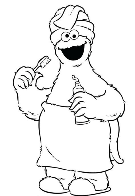 One of the activities my older daughter is so into these days is making baking cakes and cookies. Brush Your Teeth Coloring Page at GetColorings.com | Free ...