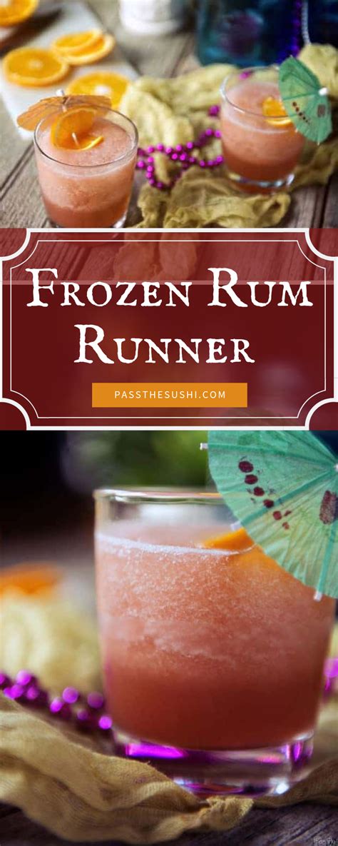 Frozen Rum Runner Cocktails Kita Roberts Recipe