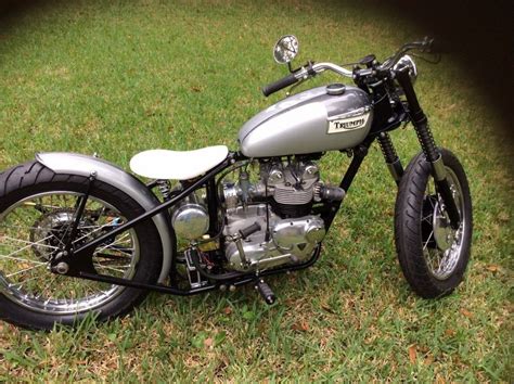 1958 triumph bobber beautiful bike that needs nothing model t100 5ta triumph motorcycles