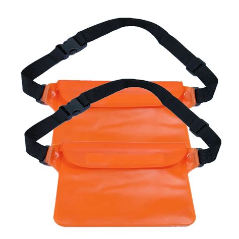 2 Pack Waterproof Waist Strap Bag For Beach