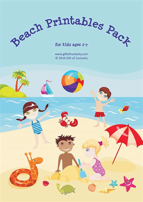 Free Beach Printables Pack