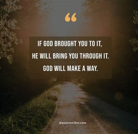 75 God Will Make A Way Quotes To Reassure You In Tough Times