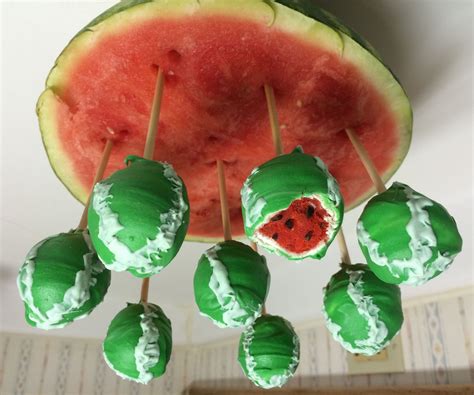 Watermelon Cake Pops 7 Steps With Pictures Instructables