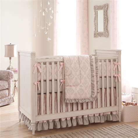 Crib bedding set baby embroidery monkey elephant navigation blue sea whale cot quilt bumper skirt boys full sheet sets from csjqydxsh88 85 53 dhgate. pink and grey (and ruffles) (With images) | Baby girl crib ...