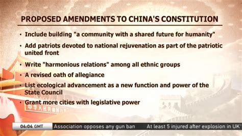 China Constitutional Amendment A Look Into Package Of Proposed Changes