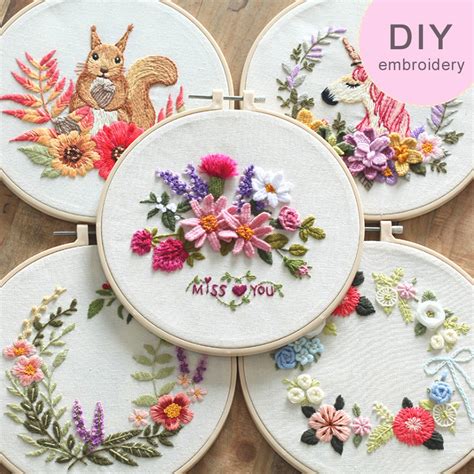 DIY Europe Embroidery with Hoop Handcraft Needlework Cross Stitch Kit | Shopee Malaysia