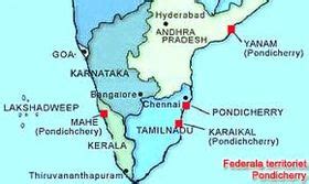 View india maps in hindi. Indien karta pondicherry.jpg