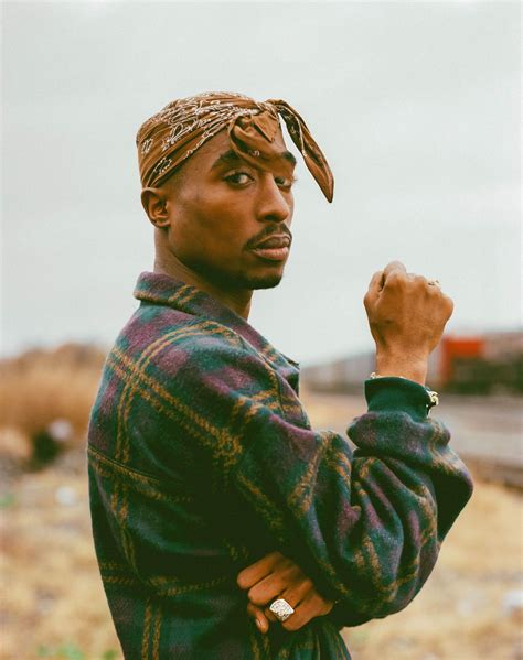 Tupac Shakur Photographed By Dana Lixenberg During A Portrait Session