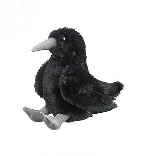 Wildlife Artists Black Raven Plush Toy 1100 Jeannies Cottage