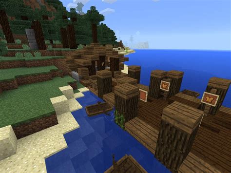 Build Camp Dock! | Minecraft Amino