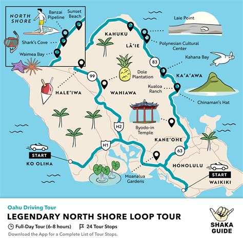 8 Oahu Maps With Points Of Interest