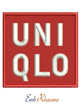 Why don't you let us know. Uniqlo Logo Embroidery Design | Uniqlo Logo Embroidery Pattern