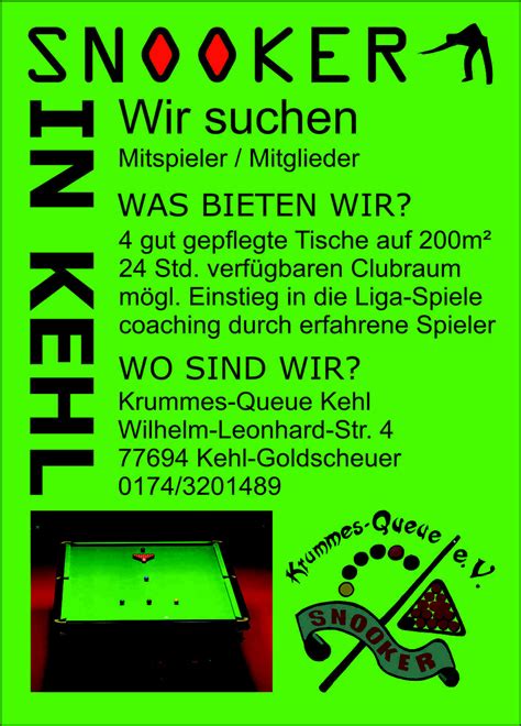 Verjüngt bedeutet, dass das am griffstück dickere queue zur spitze hin dünner wird. Krummes-Queue.jimdo.com ,Homepage Krummes-Queue Snooker ...
