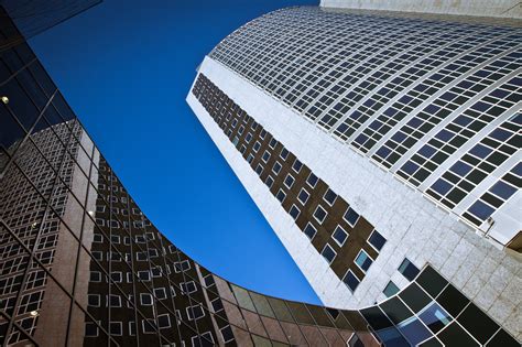 Wallpaper City Architecture Building Reflection Sky Symmetry