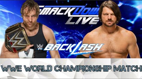 Check spelling or type a new query. WWE Backlash 2016 Match Card - YouTube