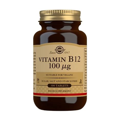 Solgar Vitamin B12 100 μg 100 Tablette · Apotekos · Online Apotheke