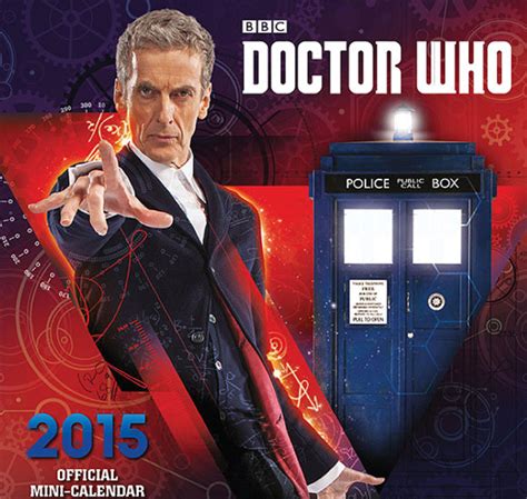 Doctor Who Official 2015 Mini Calendar Merchandise Guide