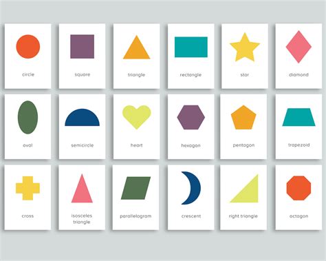 Shapes Flashcards Mornings Together