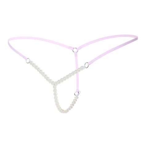 sexy women lady briefs faux pearl bead thongs underwear g string v string t back ebay