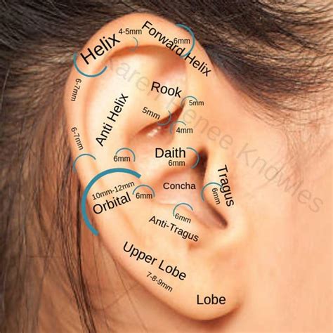 Pin On Ear Percings