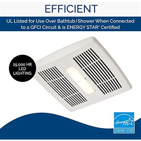 Broan Nutone Ae110l Exhaust Fan With Led Light Invent Energy Star