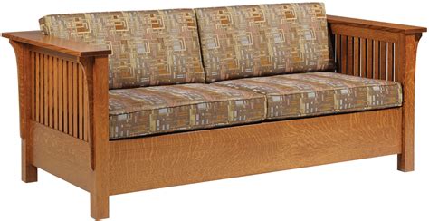 Antique Mission Style Sofa Bed Baci Living Room