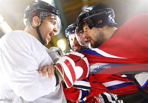 Ice Hockey Fight High Res Stock Photo Getty Images