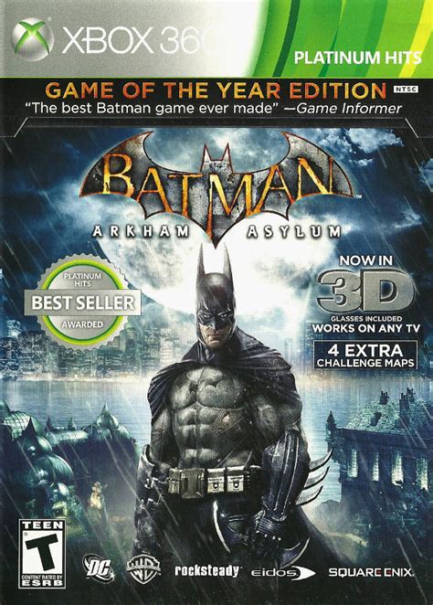 Batman Arkham Asylum Game Of The Year Edition Xbox 360 Game