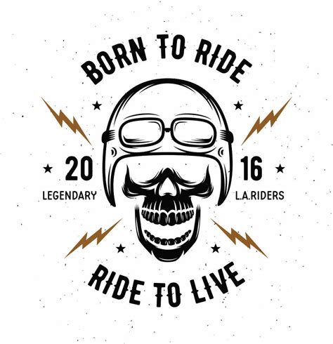 Born To Ride Motorcycle Sticker