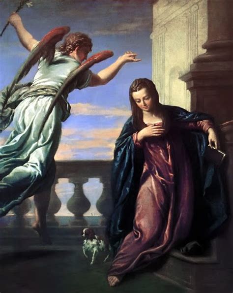 The Annunciation Paolo Veronese 1572 Annunciation Archangel