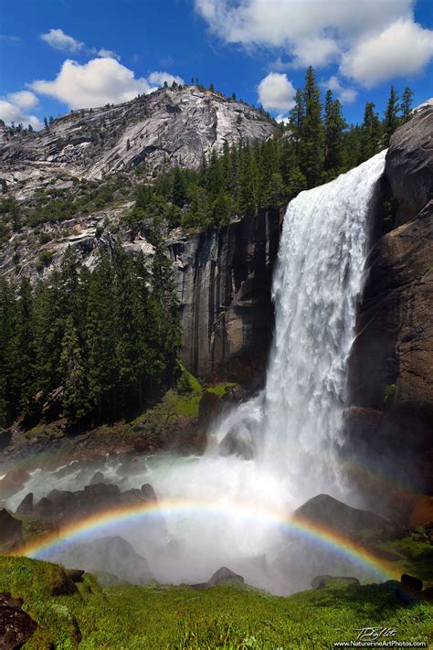 Vernal Falls Rainbow Yosemite Valley Photo Nature Photos