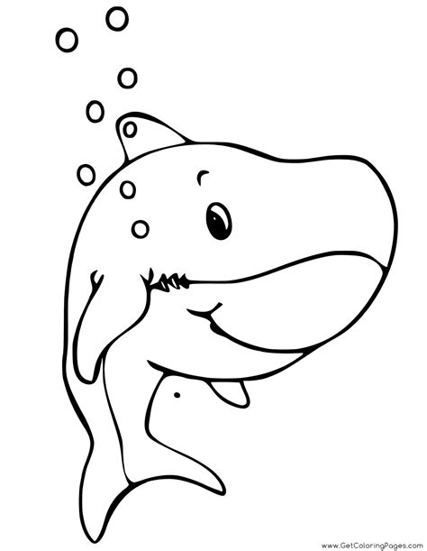 Pingfong baby shark make picture. Baby Shark Coloring Pages at GetColorings.com | Free ...