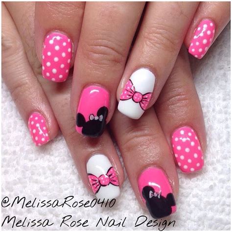 Instagram Media Melissarose0410 Minnie Mouse Nail
